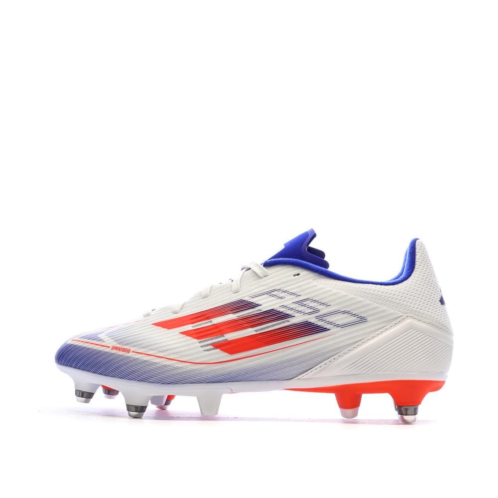 Chaussures de Football Blanches/Bleu/Rouges Homme Adidas League 1