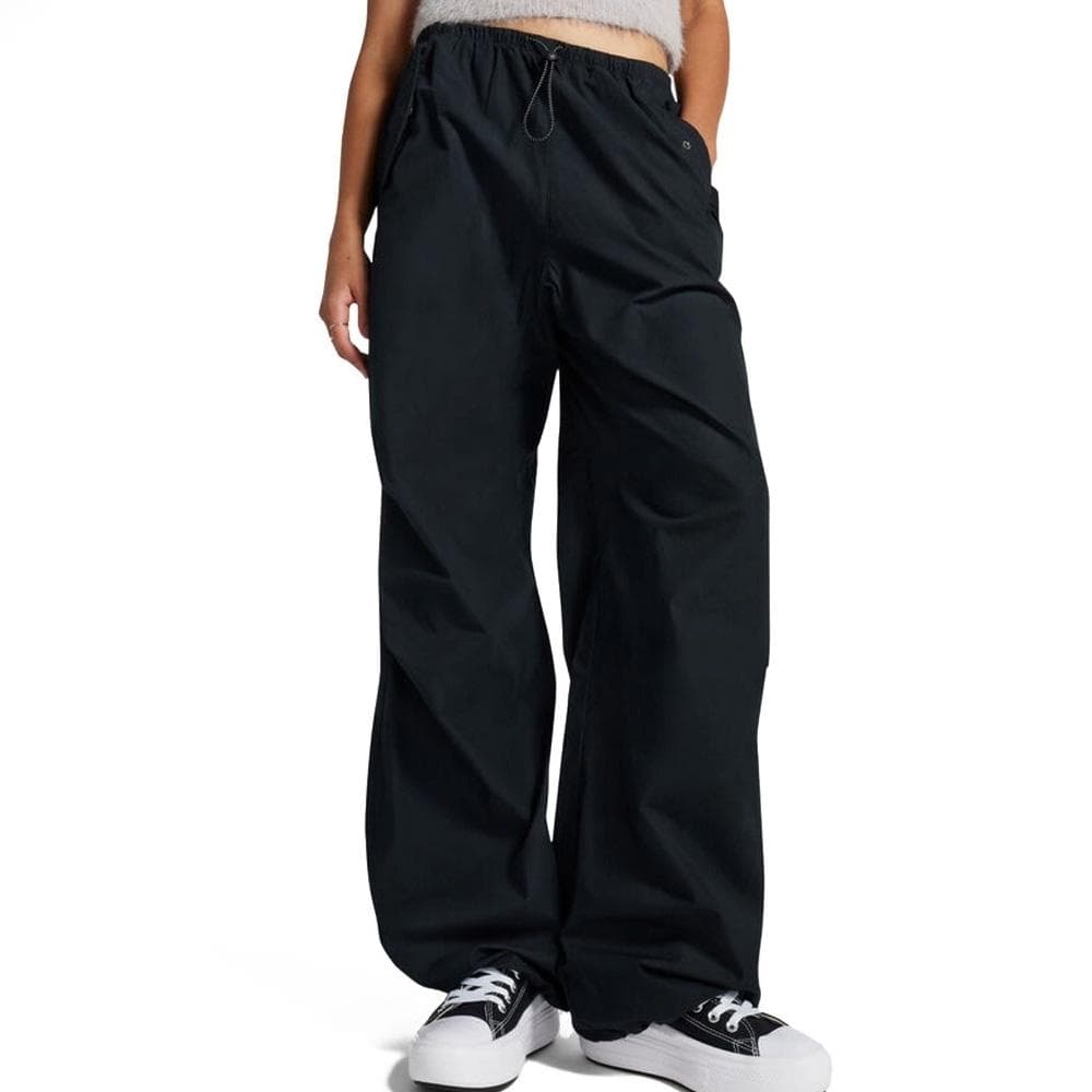 Pantalon fluide Cargo Noir Femme Converse Parachute 1