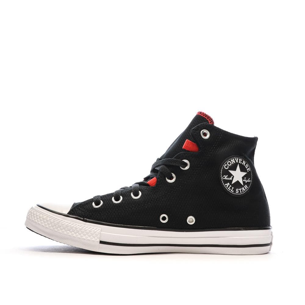 Baskets Noires/Rouge/Blanches Converses Chuck Taylor All Star 1
