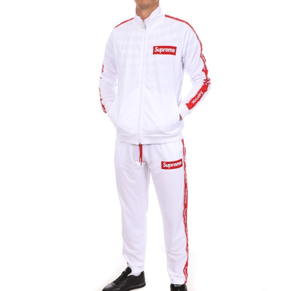 Survêtement Blanc/Rouge Homme Supreme Grip Ricky 1