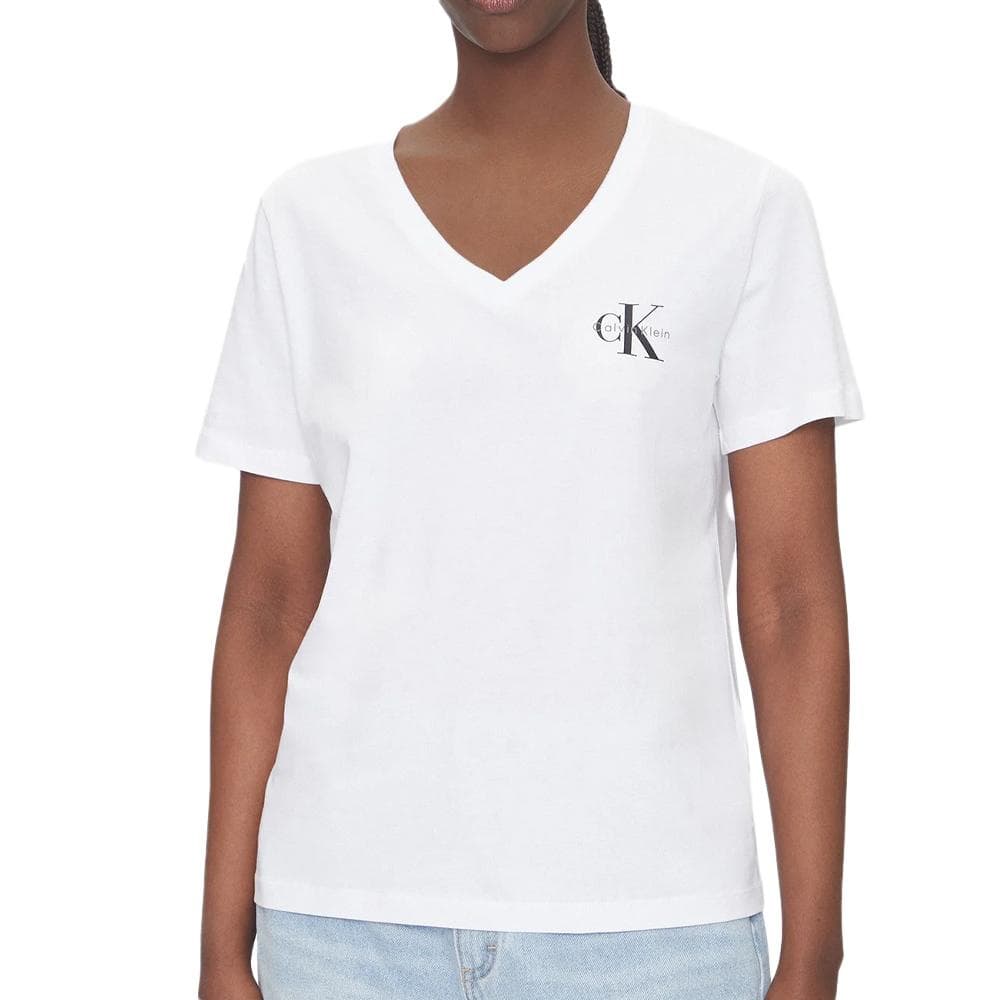 T-Shirt Noir Femme Calvin Klein Jeans LV047C906G 3