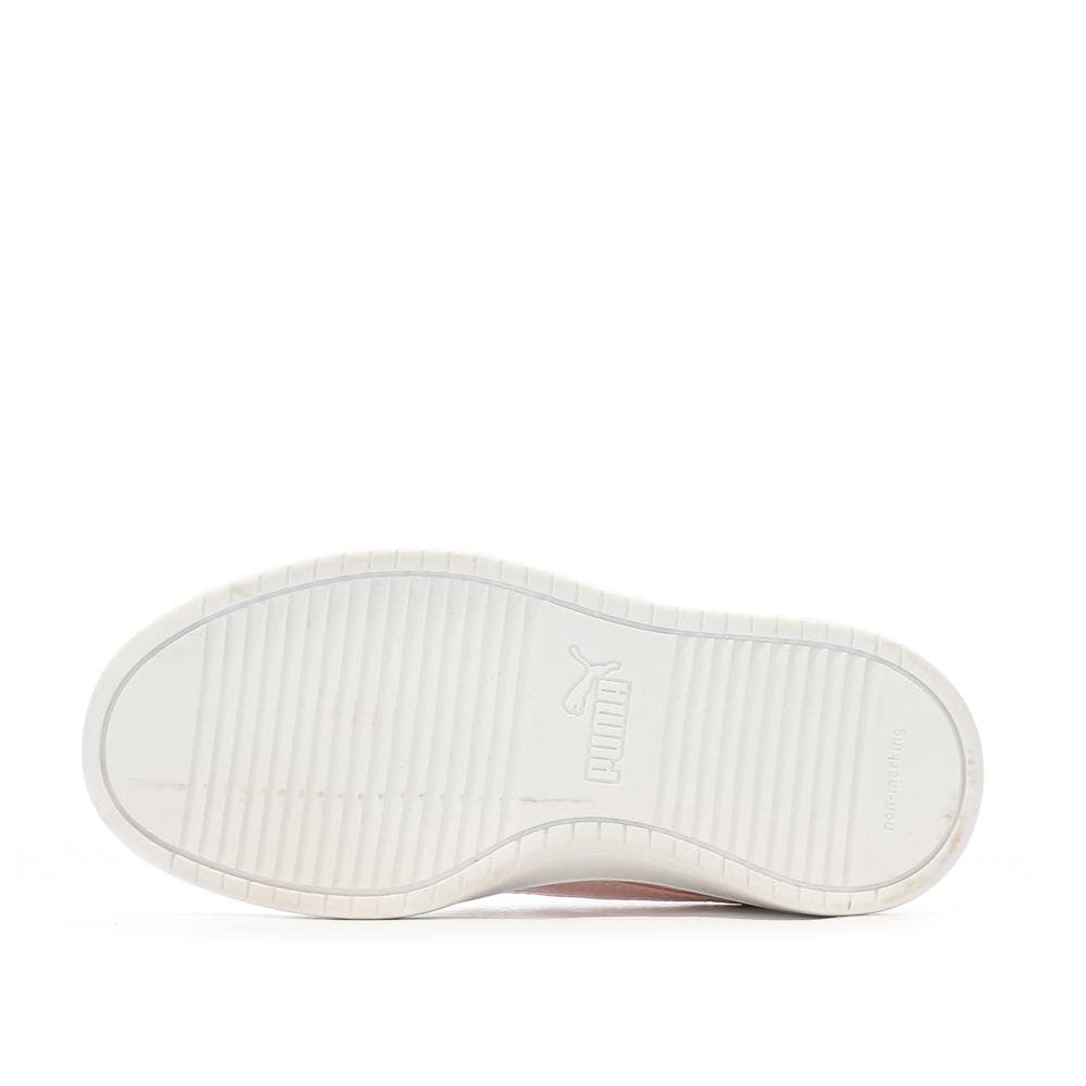 Baskets Blanches/Rose Fille Puma Rickie 5