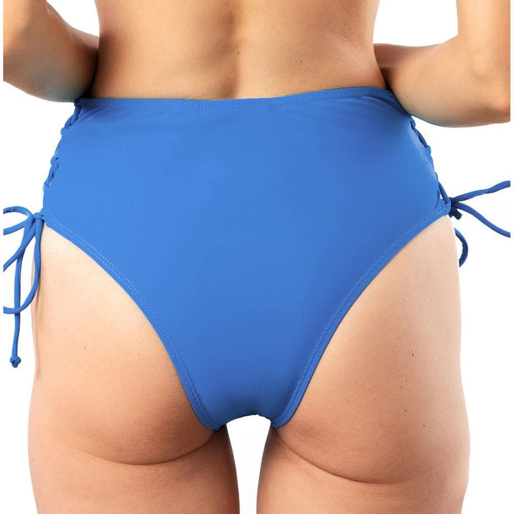 Bas de Bikini Bleu Roi Femme Sun project Tanga Haut - Taille 2