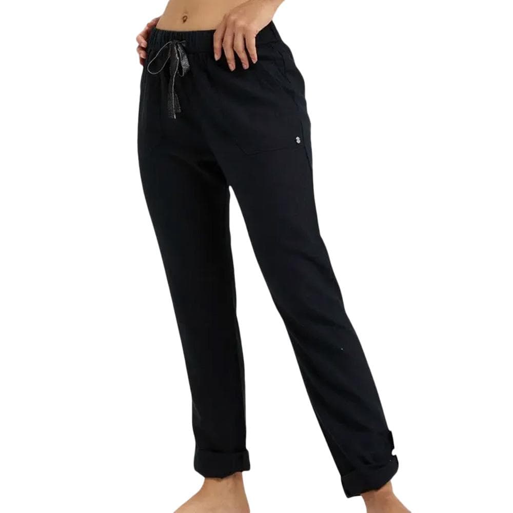 Pantalon fluide Noir Femme Roxy The Seashor 1