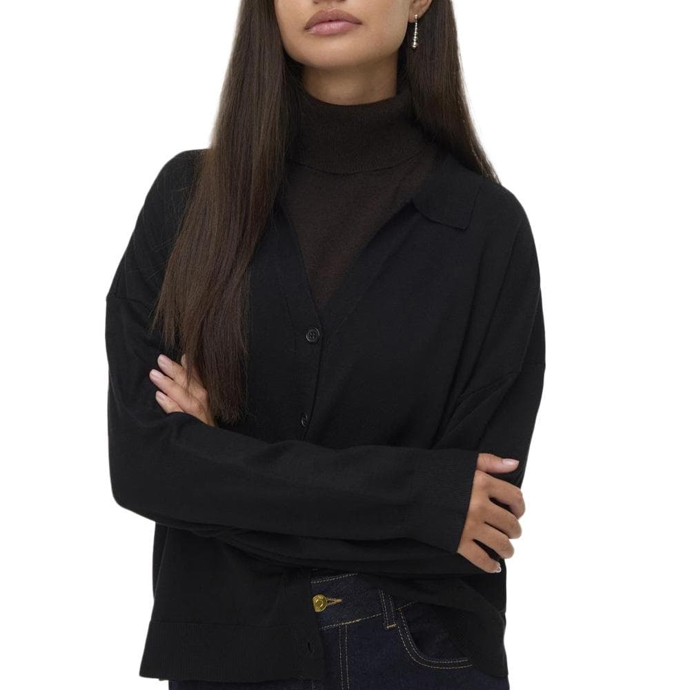 Pull en Maille Noir Femme Vero Moda Silla Stripe 1
