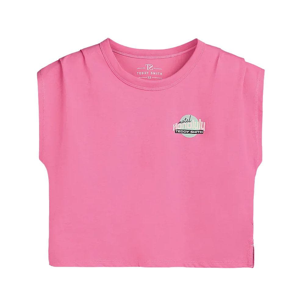 T-Shirt Rose Fille Teddy Smith Motel 1