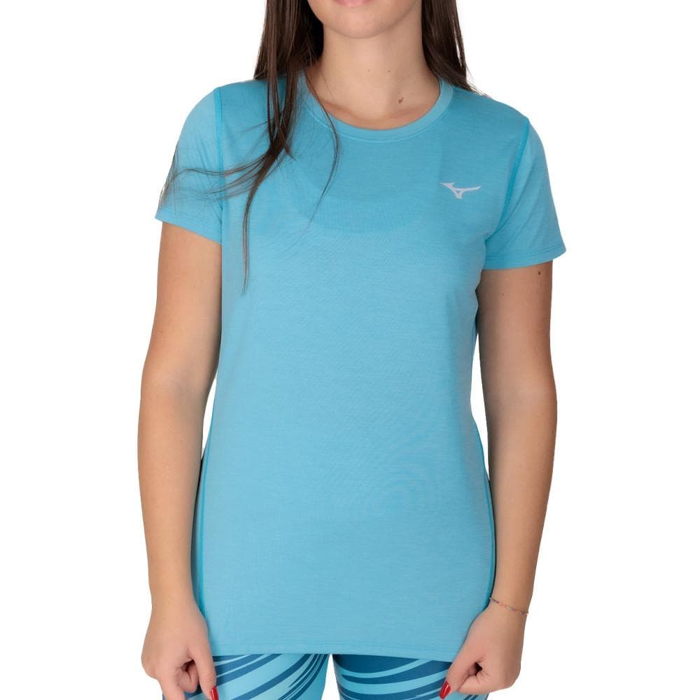 T-shirt Bleu Femme Mizuno Impulse 1