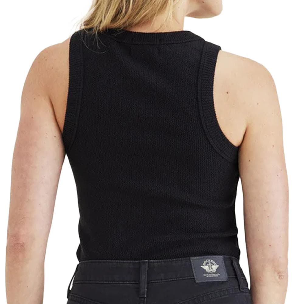 Débardeur Noir Femme Dockers Rib Knit Tank 2