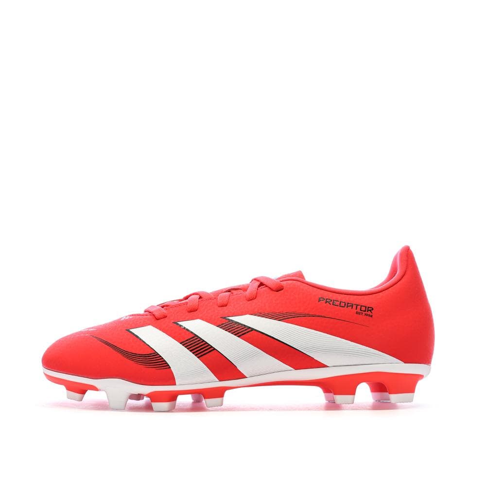Chaussures de football Rouges Enfant Adidas Predator Club 1