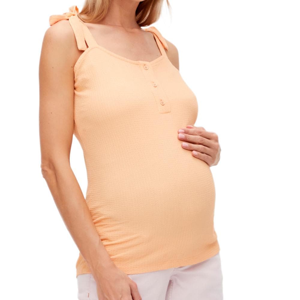 Débardeur Orange Femme Mamalicious Lilley 1