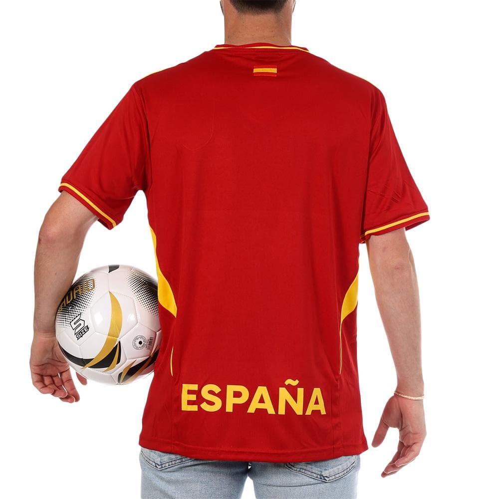 Espagne Maillot Supporter Rouge Mixte Sport Zone 2