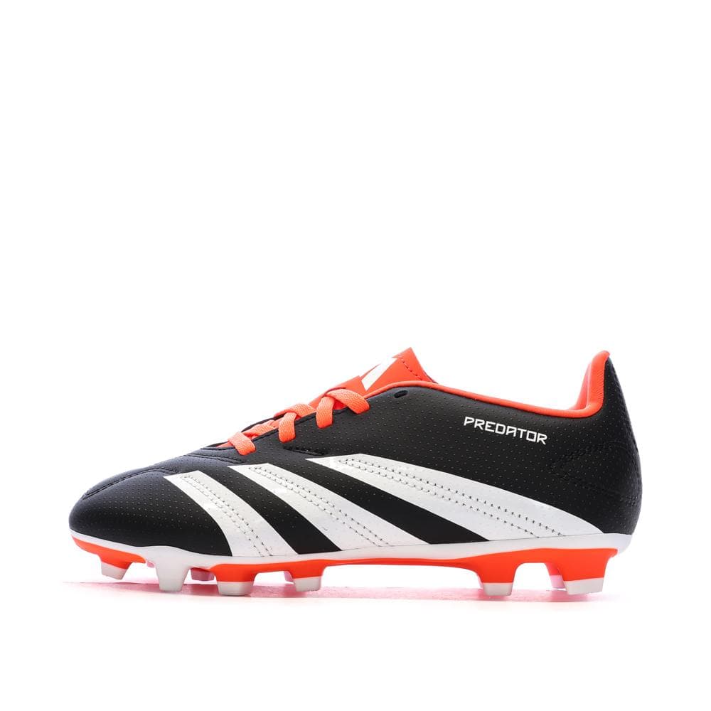 Chaussures de football Noires/Blanches/Rouges Garçon Adidas Predator Club Fxg 1