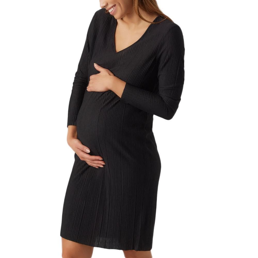 Robe Noir Femme Vero Moda Maternity Cira 1
