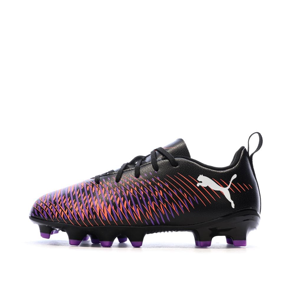 Chaussures de Foot Noir/Violet Junior Puma Future 8 Play FG/AG Jr 1