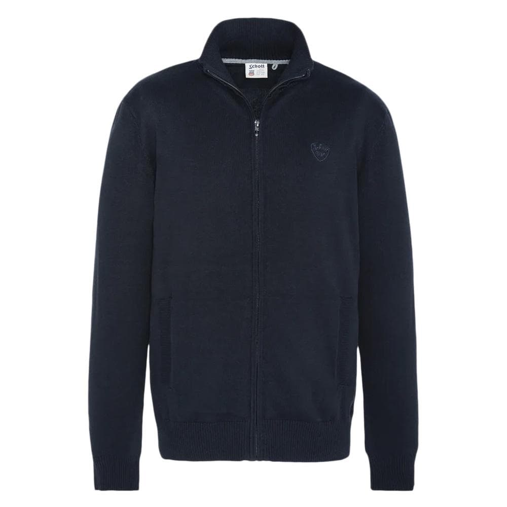 Gilet Zippé Marine Homme Schott PLB120 1