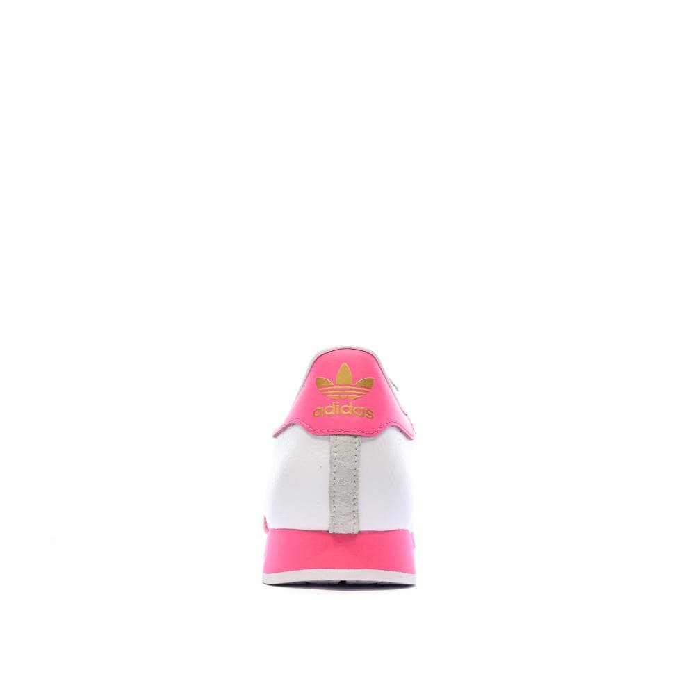 Baskets Rose/Blanc Femme Adidas Samoa 3