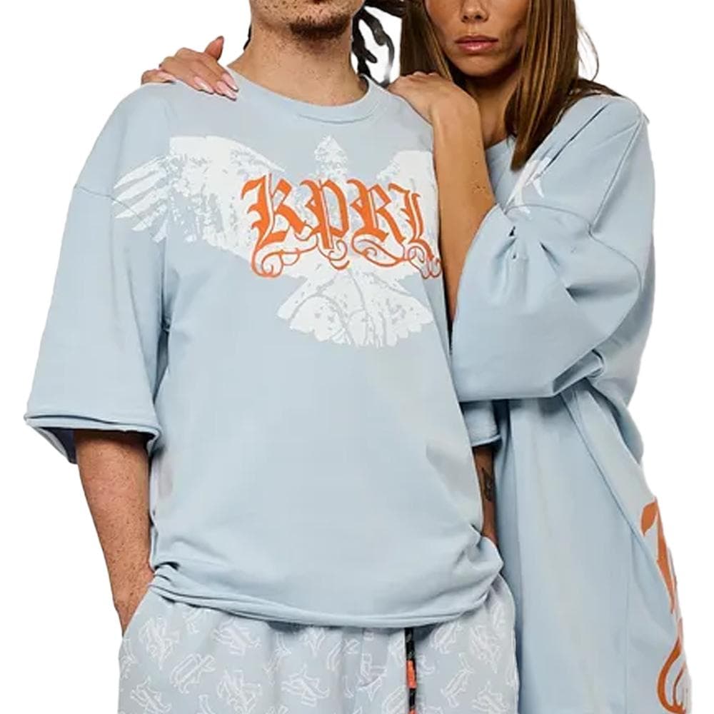 T-Shirt Bleu/Orange Mixte Kaporal VORB 1