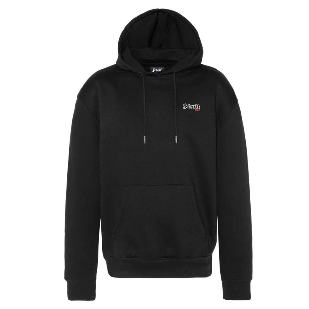 Sweat à Capuche Noir Homme Schott Schott Cap Petit 1