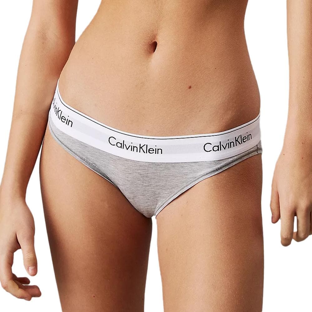 Culotte Gris Femme Calvin Klein Jeans Bikini 1