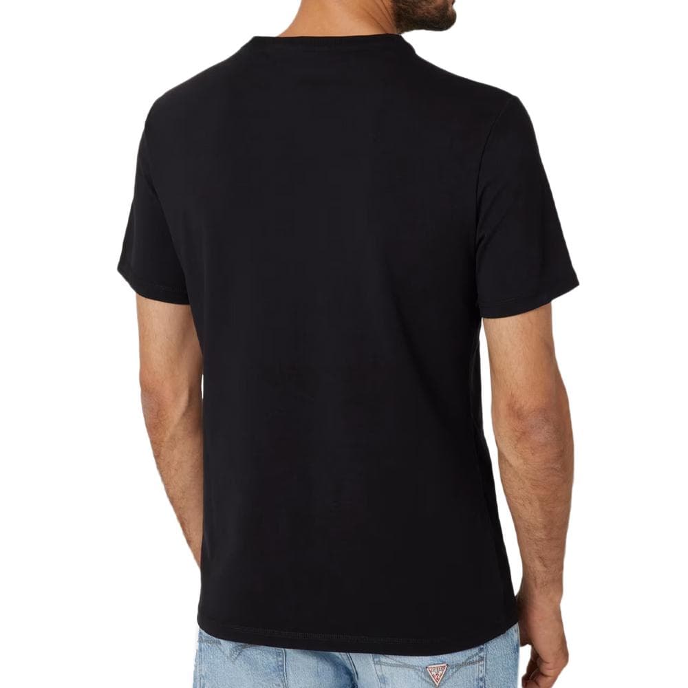 T-shirt Noir Homme Guess M4YI35J1314 2
