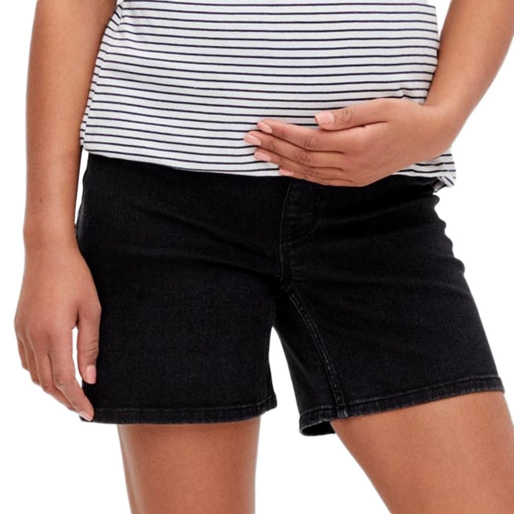 Short de Grossesse Noir Femme Mamalicious Lamy 1