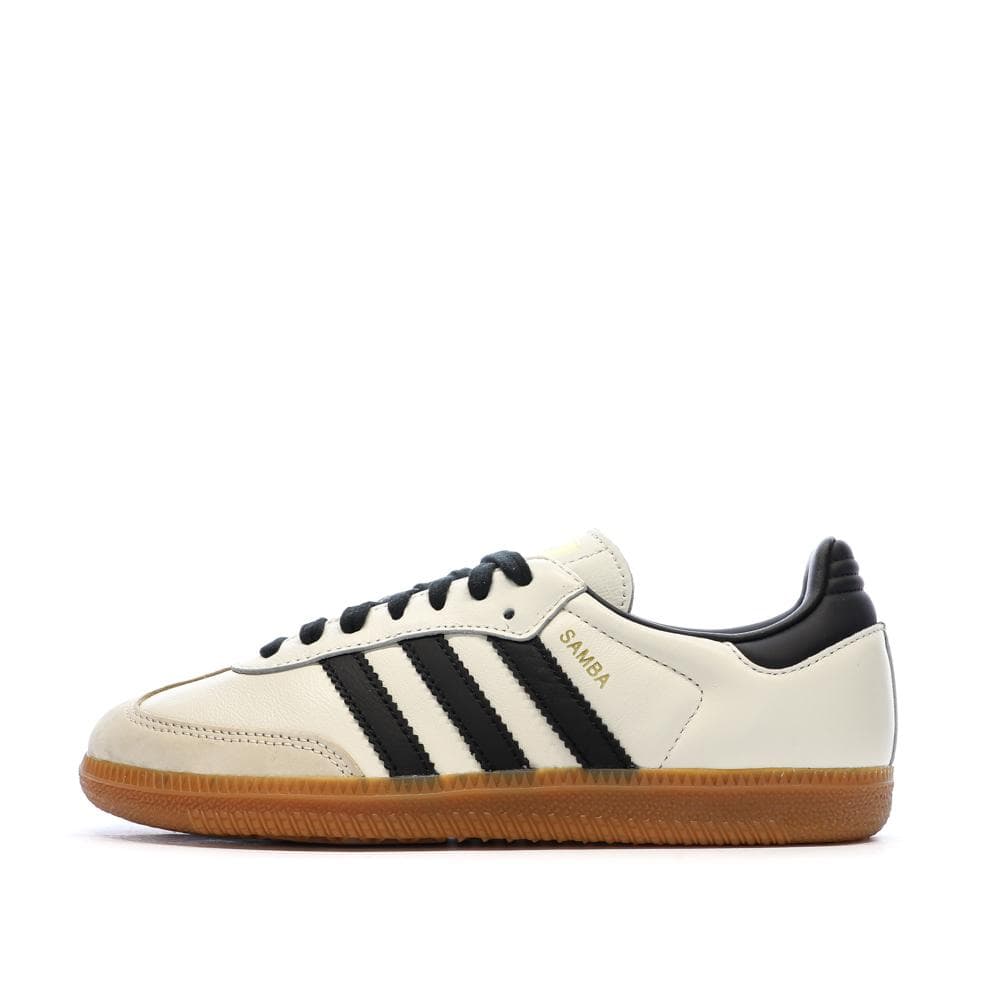 Samba Baskets Beige/Noir Femme Adidas 1