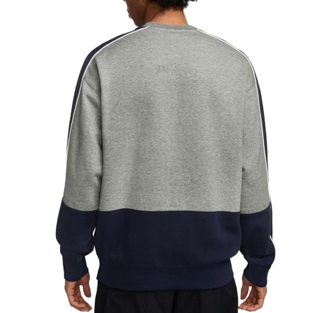 Sweat Gris/Marine Homme Nike Fleece 2