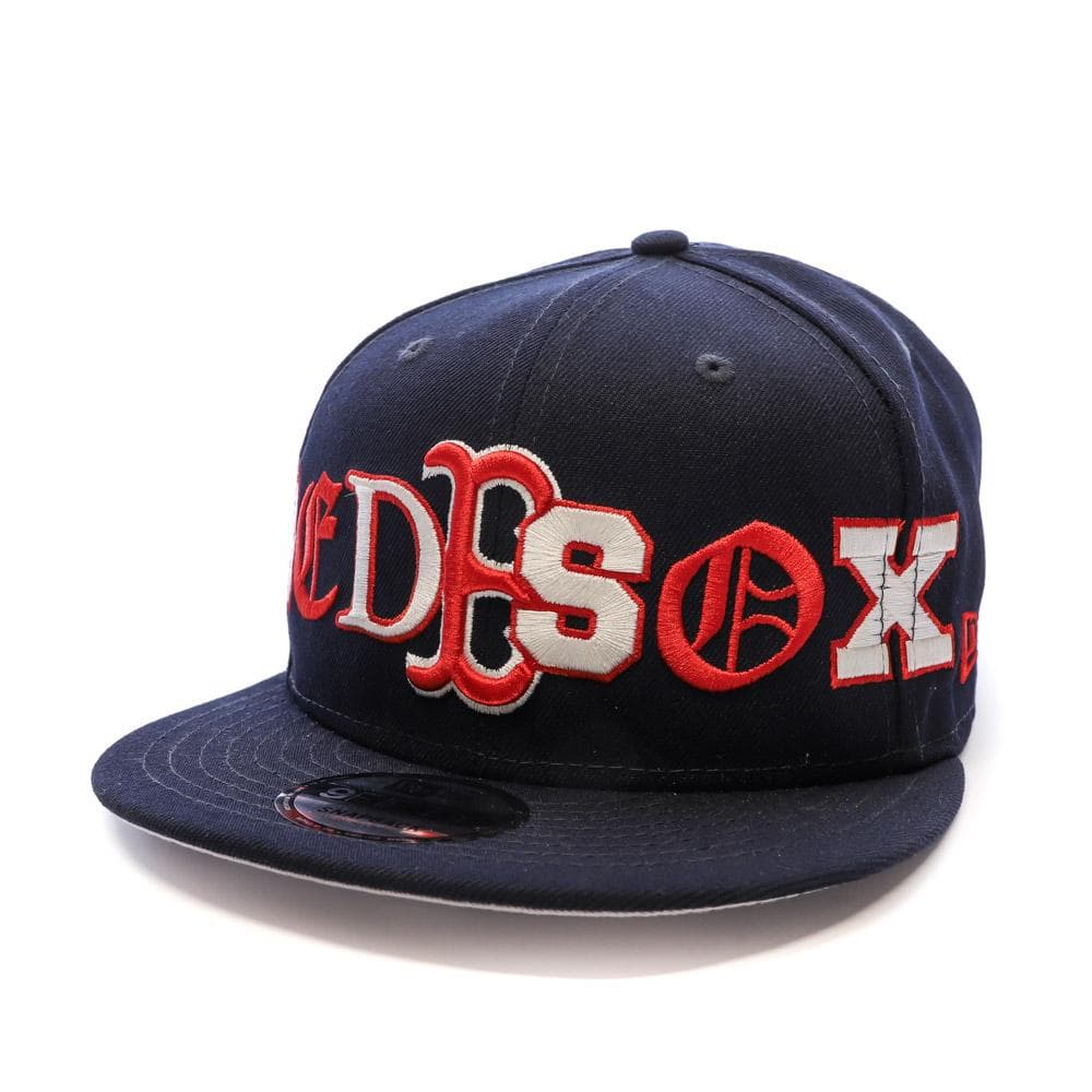 Casquette Marine/Rouge Homme New Era Team Typography 1