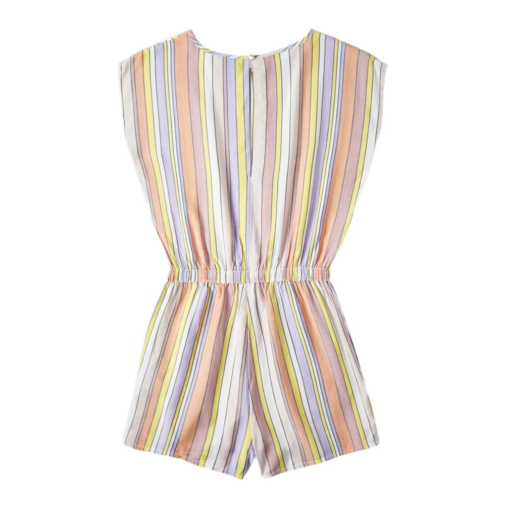 Combishort Rose/Jaune Fille O'Neill Talia Playsuit 2