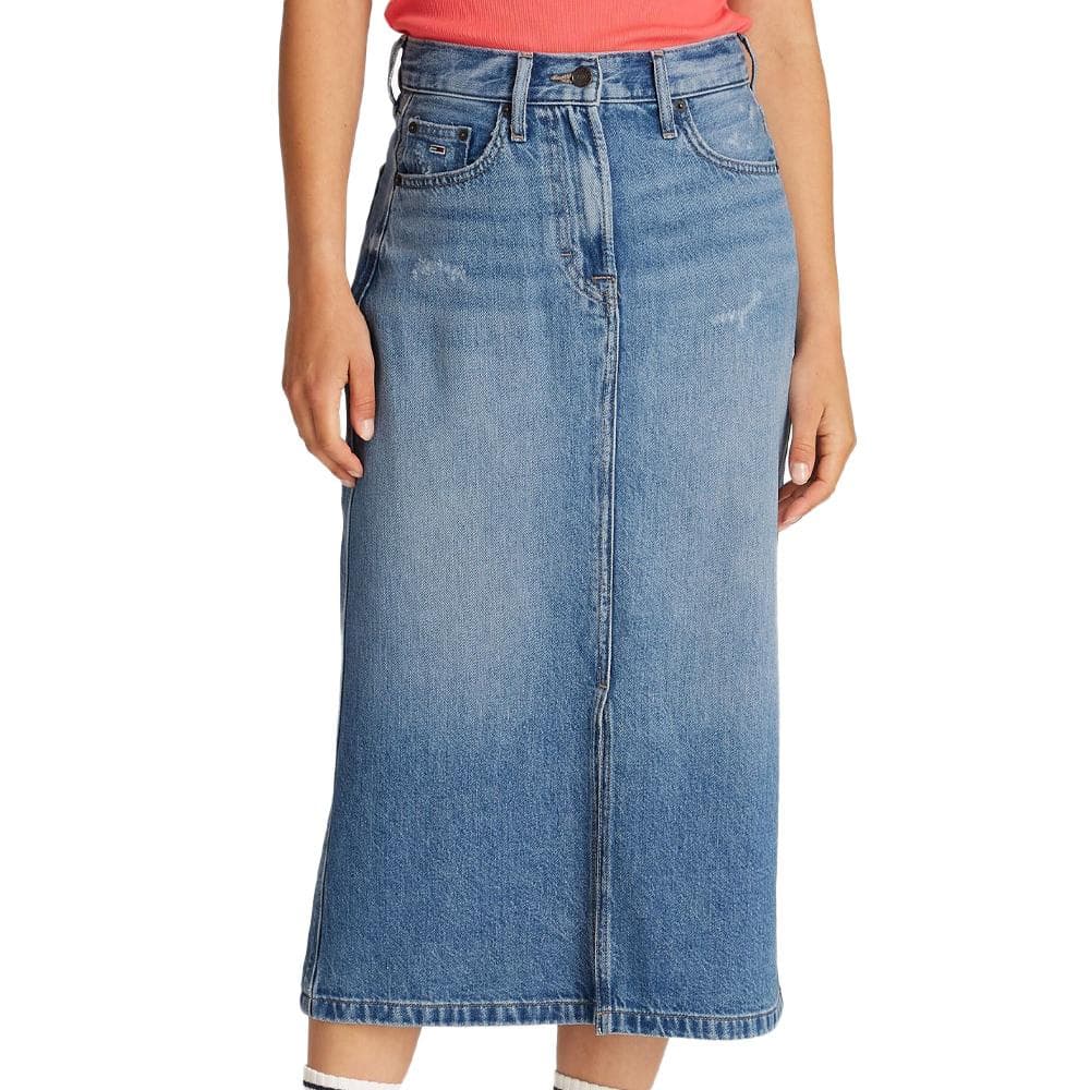 Jupe Longue Bleu Femme Tommy Hilfiger Claire 1