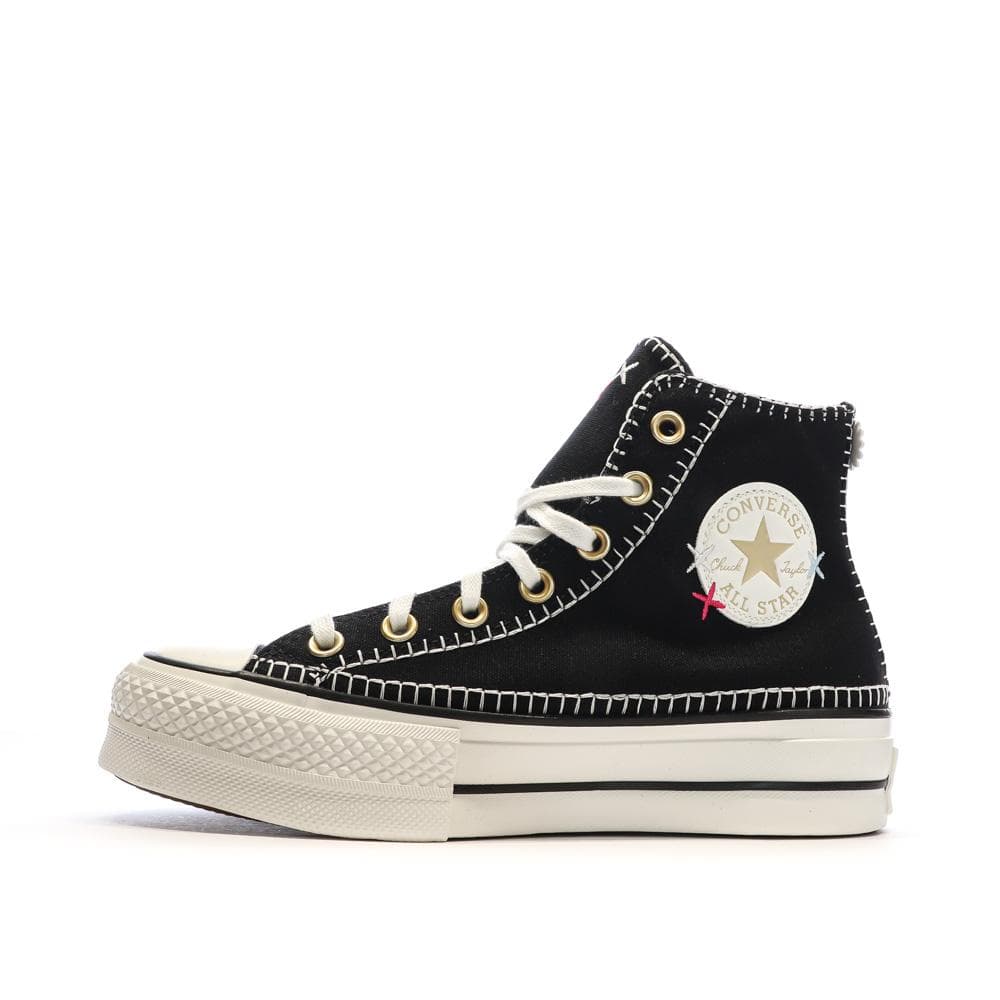 Baskets Noires Femme Converse All Star Lift Crafted 1