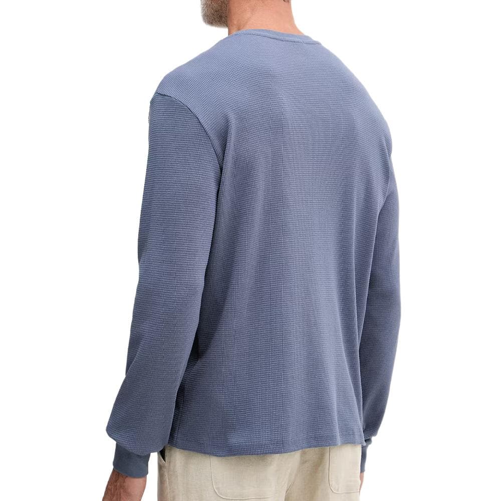 Sweat Bleu Homme Calvin Klein Jeans Waffle Badges 2