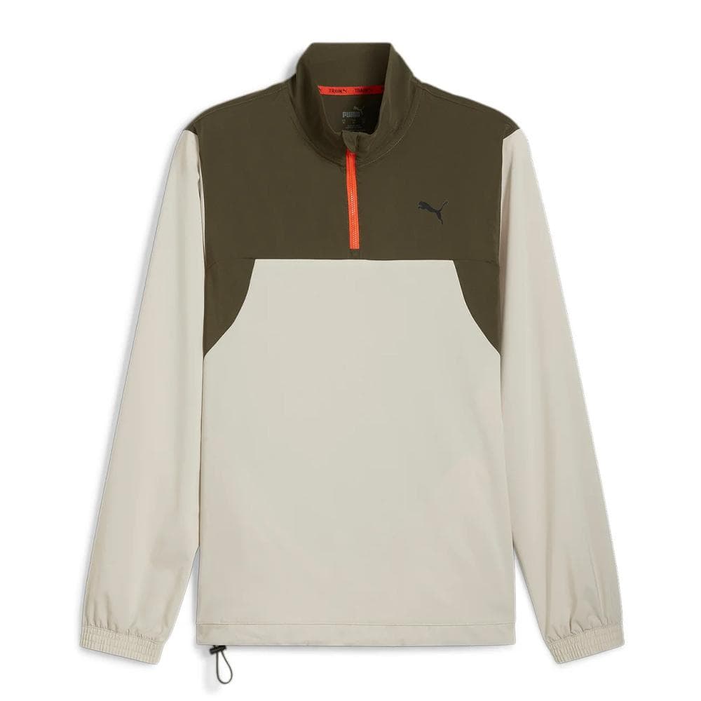 Sweat Zippé Beige/Kaki Homme Puma Energy 1