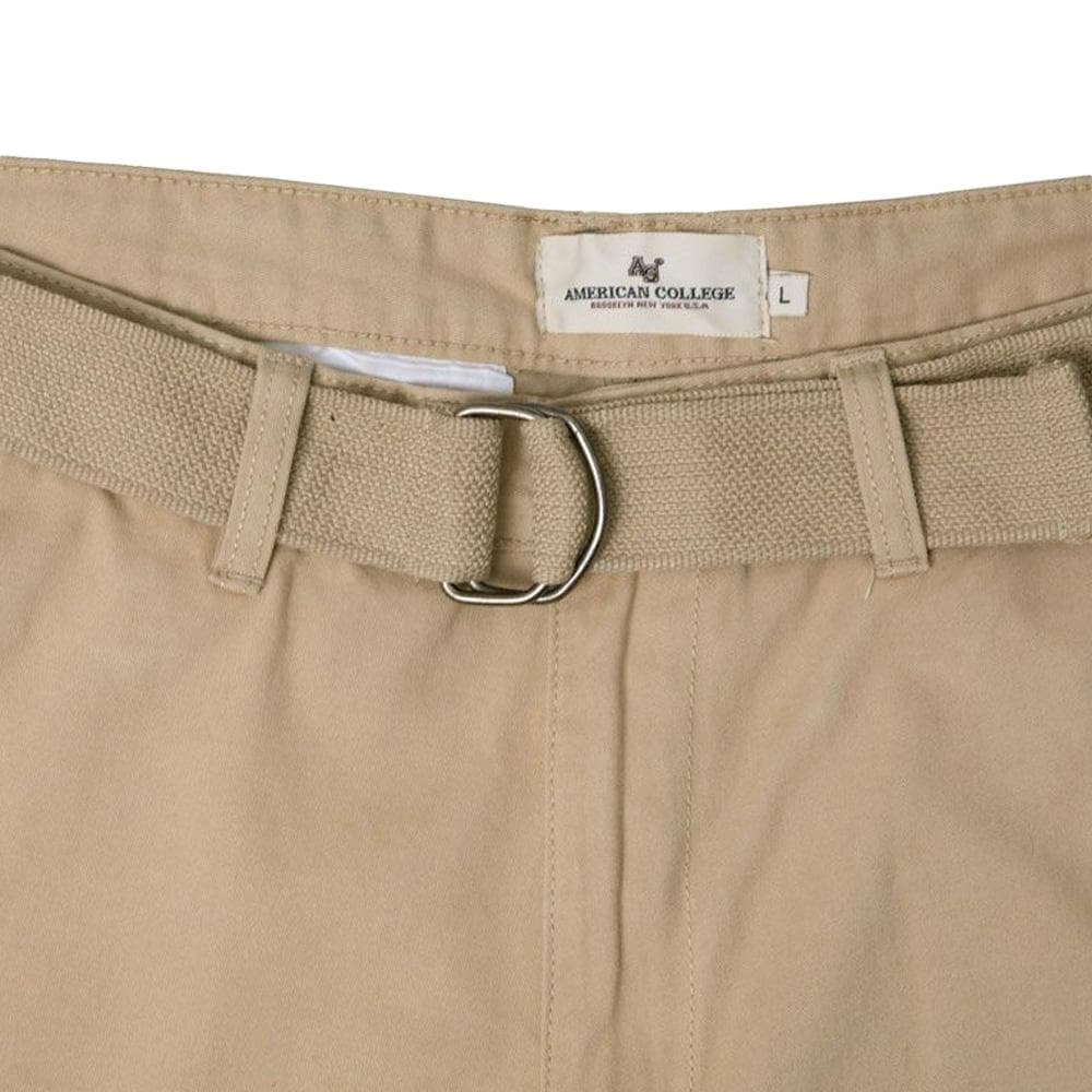 Short Beige Homme American College Chino 3