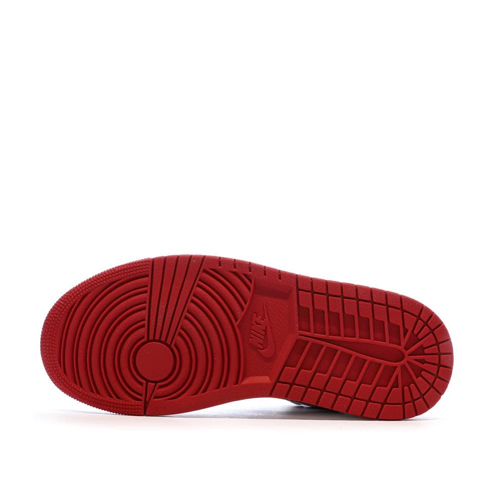 Baskets Blanc/Rouge Femme Nike Air Jordan 1 Low 5
