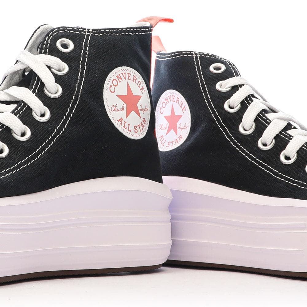 Baskets Noir/Rose Femme Converse All Star Move Platform 7