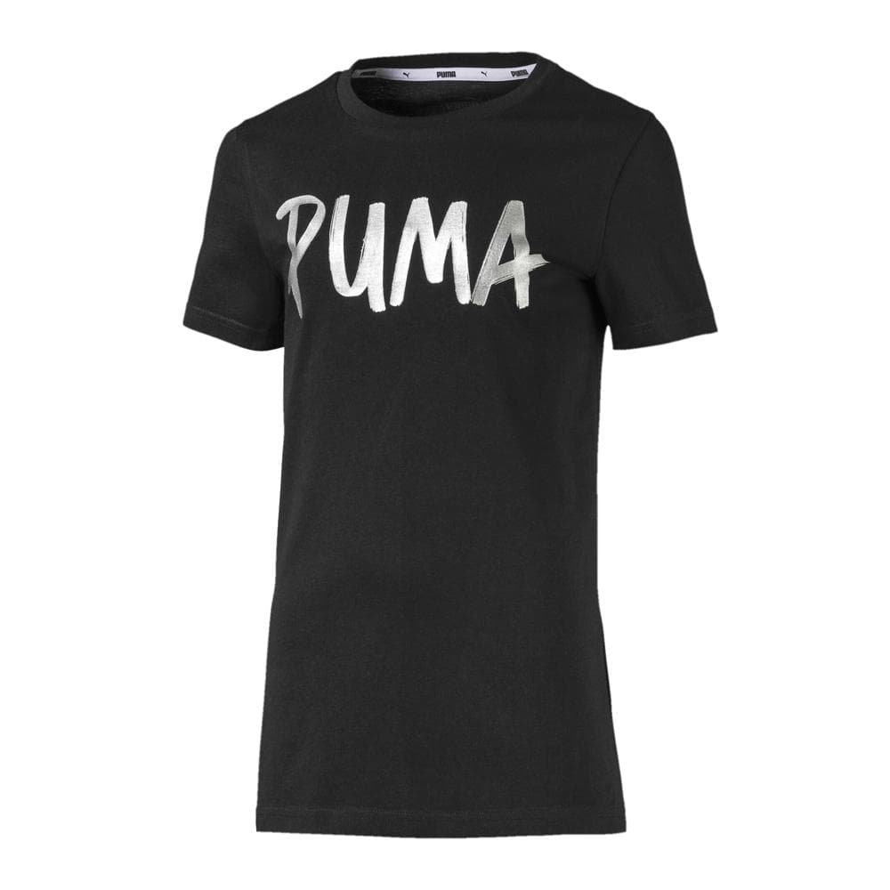 T-Shirt Noir Fille Puma Graphicss 1