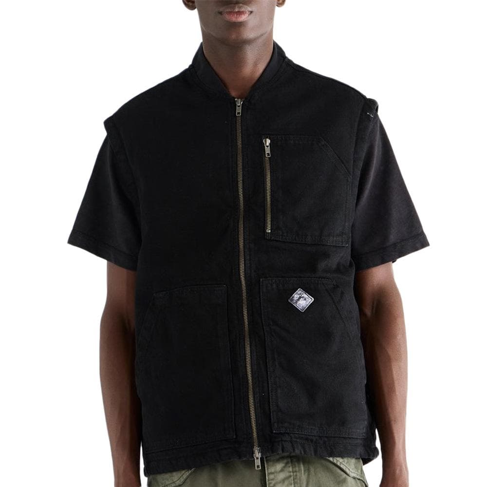 Veste Sans Manches Noire Homme Kaporal Rixe 1
