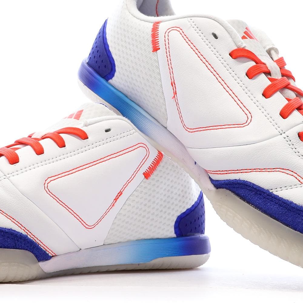 Chaussures de Futsal Blanches/Bleu Homme Adidas Sala 7