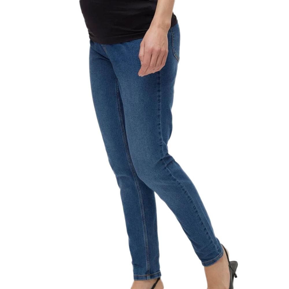 Jean de Grossesse Skinny Bleu Femme Mamalicious Mecho 1