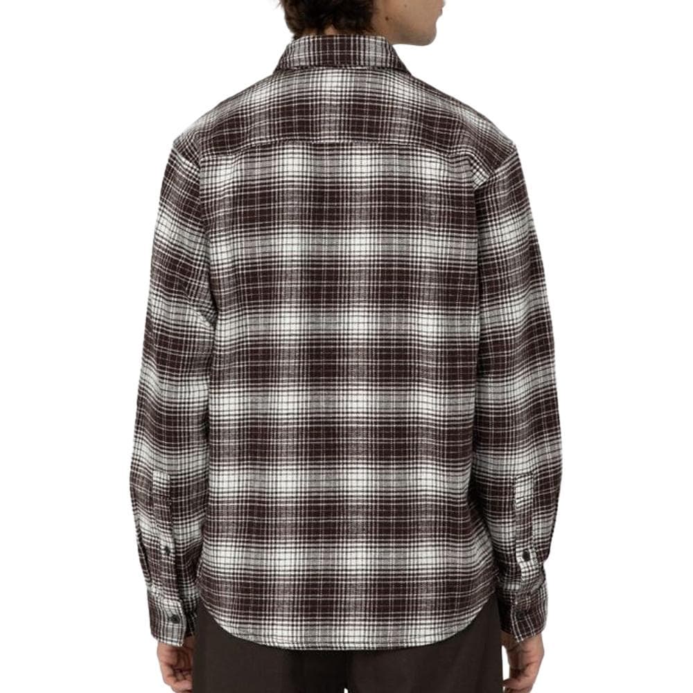 Chemise Marron/Blanc Homme Dickies Evansville 2