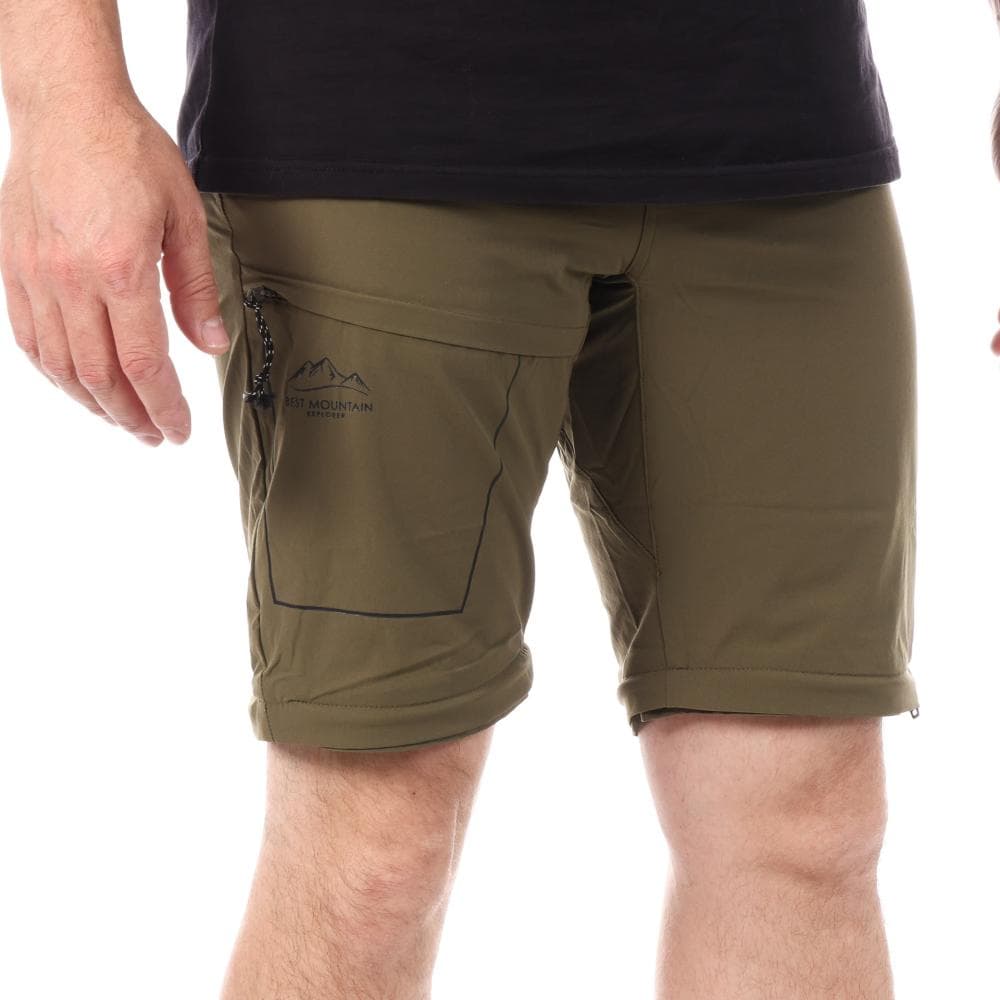 Pantalon en Toile Kaki Homme Best Mountain 402 4
