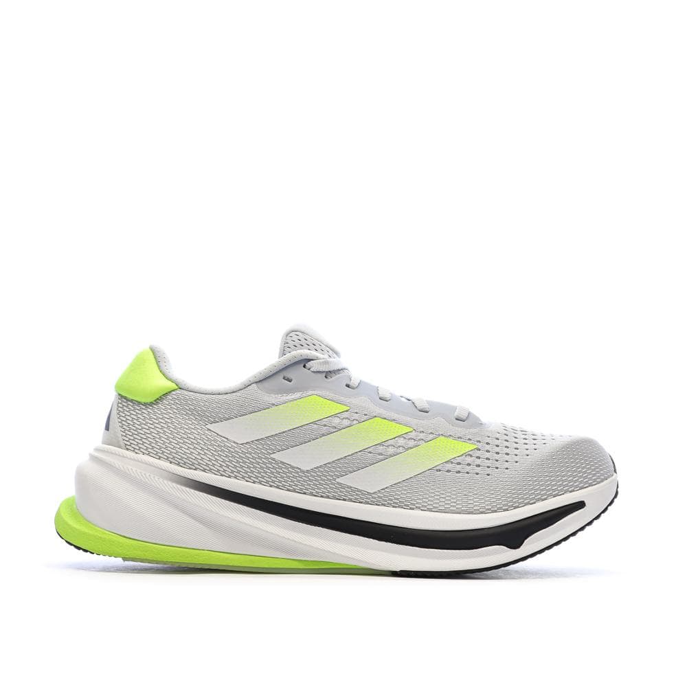 Chaussures de Running Grises/Jaunes Homme Adidas Supernova 2