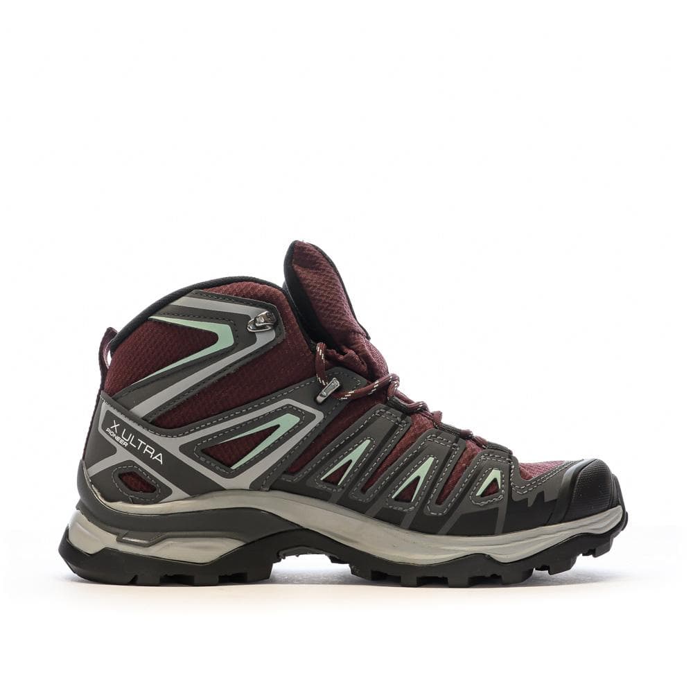 Chaussures de Randonnée Gris/Bordeaux Femme Salomon X Ultra Pi 2