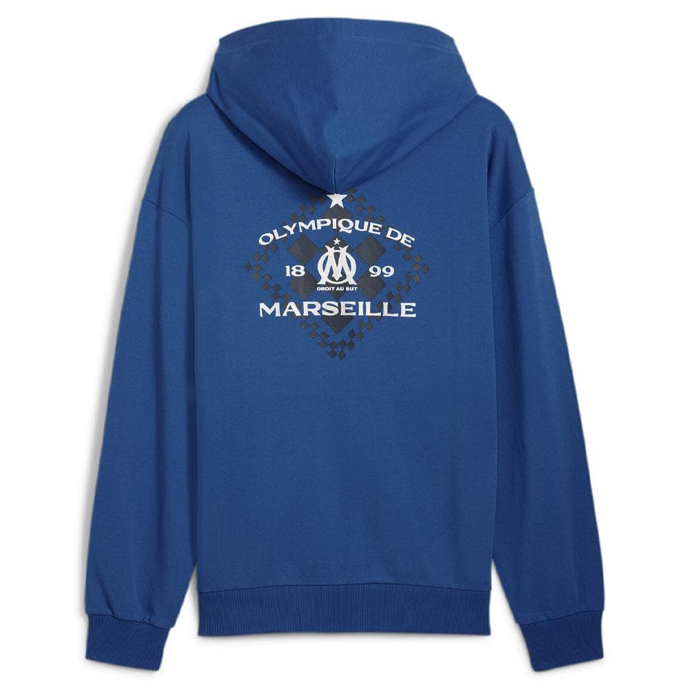 OM Sweat Bleu Foncé Homme Puma Om Culture+ 2