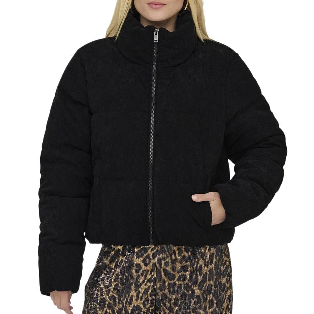 Manteau Noir Femme Only Corduroy 1