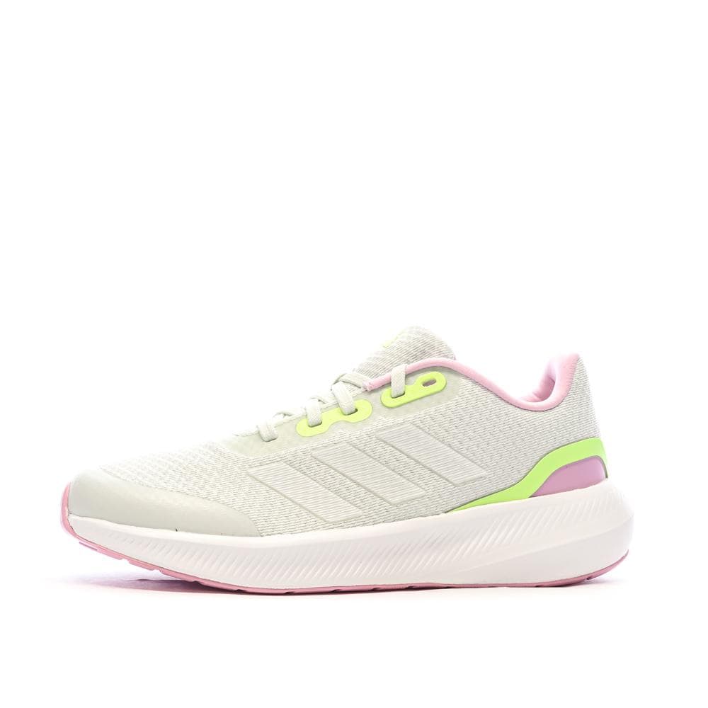 Chaussures de running Blanches/Roses Fille Adidas Runfalcon 1