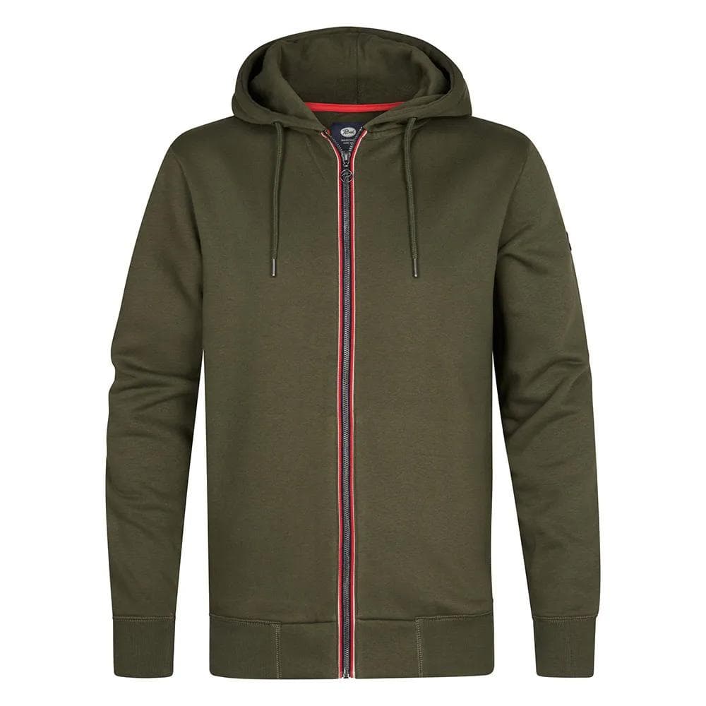 Sweat Zippé Kaki Homme Petrol Industries Sweater 1