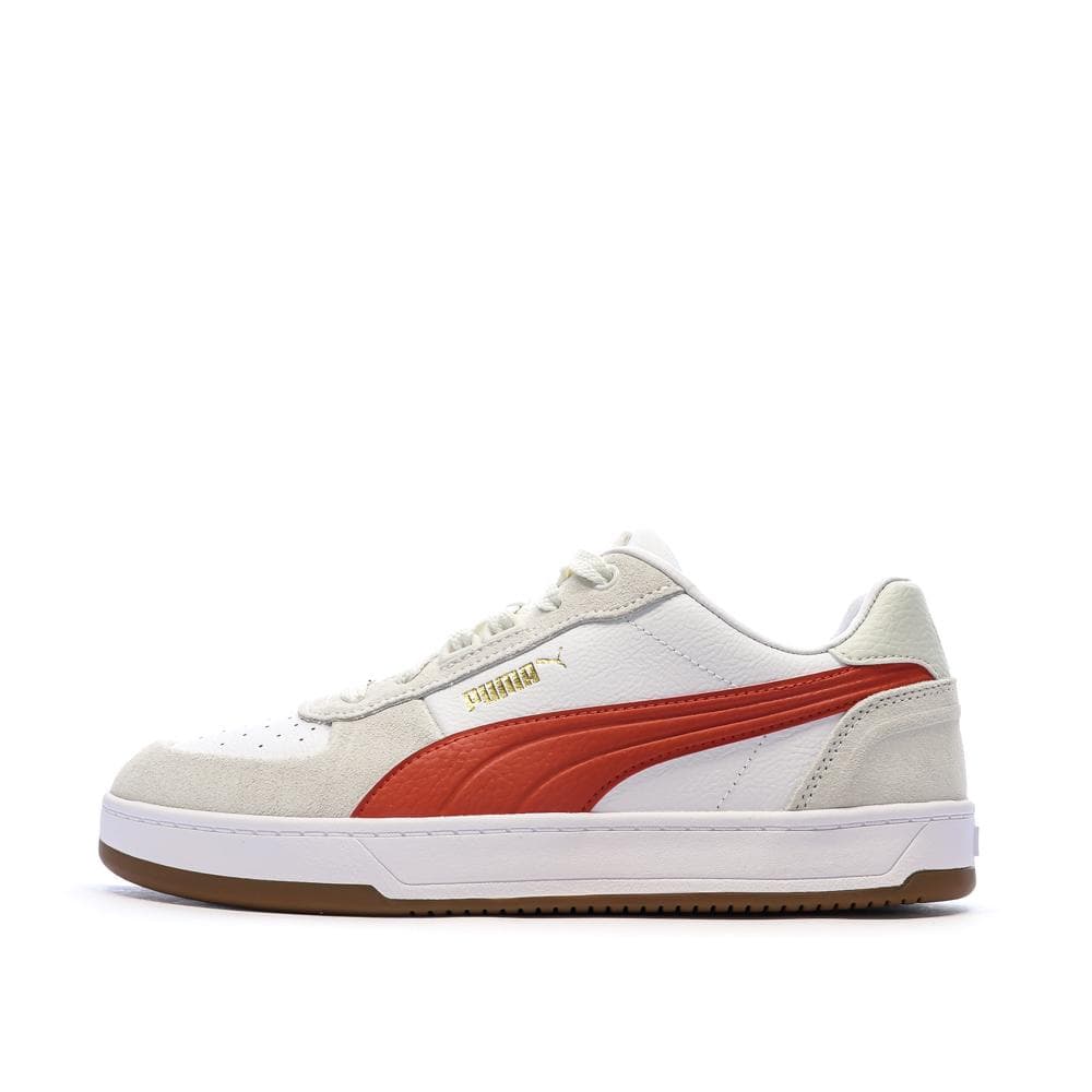 Baskets Beige/Rouge Homme Puma Caven 2 Lux 1