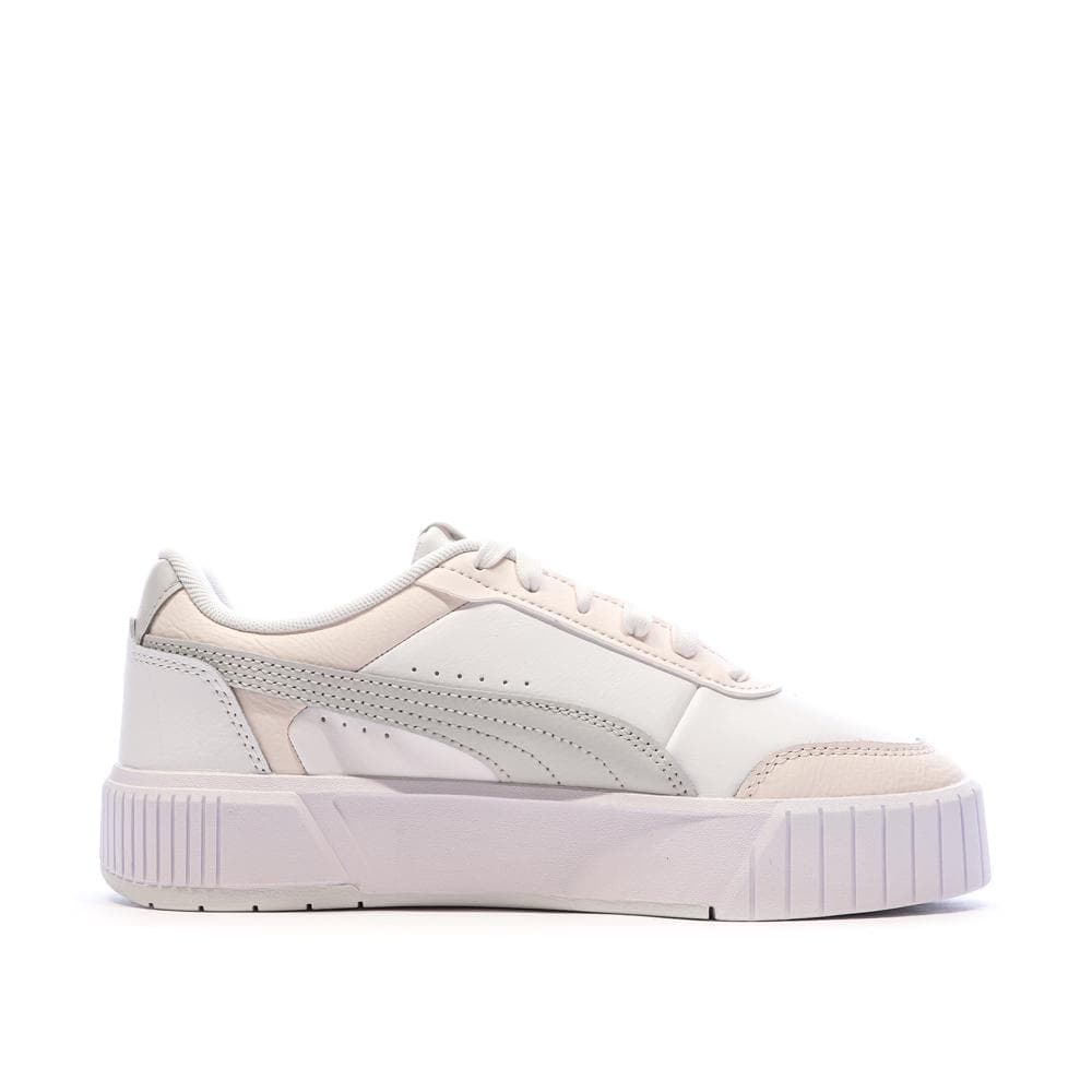 Baskets Blanc/Rose/Gris Femme Puma Carina Mia 2